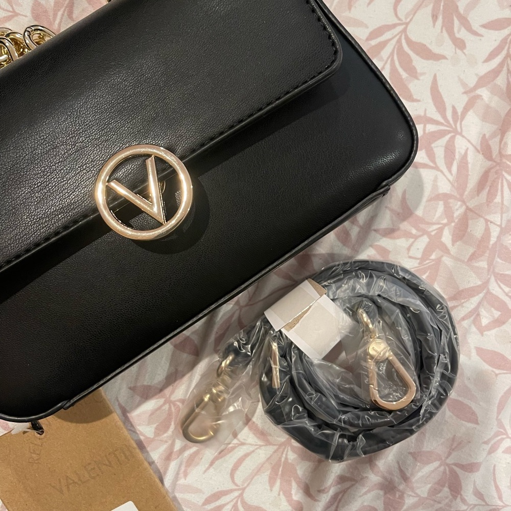 NWT Mario Valentino Purse (Black & Pink) - Picture 9 of 12